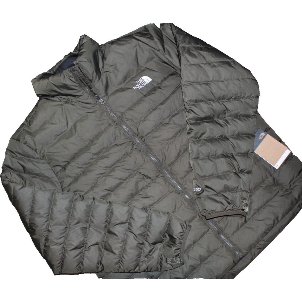 THE NORTH FACE MEN'S MINOQUA DOWN ZIP UP JACKET TAUPE GREEN NWT SZ‎ XL